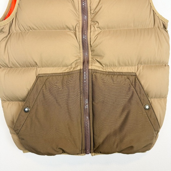 Filson Featherweight Down Puffer Vest Dark Tan Khaki 700CC Men’s Size Small - Picture 4 of 16